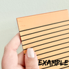 Transparent/Translucent Sticky Note OOPS DISCOUNTED - RANDOM PULL