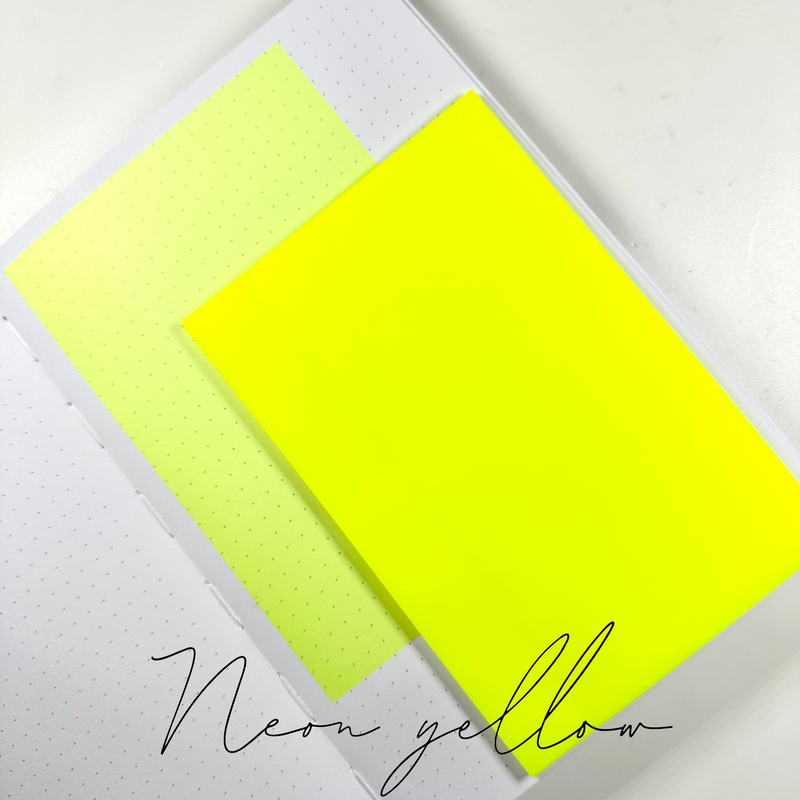 Translucent Sticky Notes - 6"x4" Unlined - Neon Collection