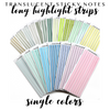 LONG Highlight Strips - Single Colors