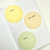 Translucent Sticky Notes - 3" Circle Shaped