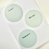 Translucent Sticky Notes - 3" Circle Shaped