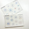 Full Page Deco Sheets - Colorful Winter Snowflakes