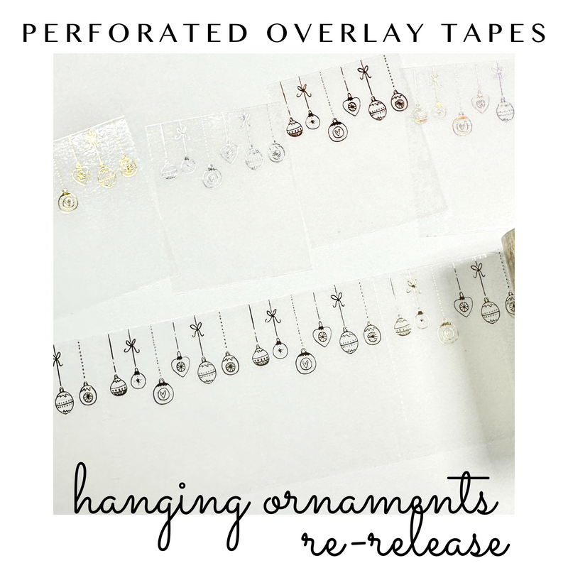 Perforated Full Box Overlay Tape- Hanging Ornaments - Re-Release