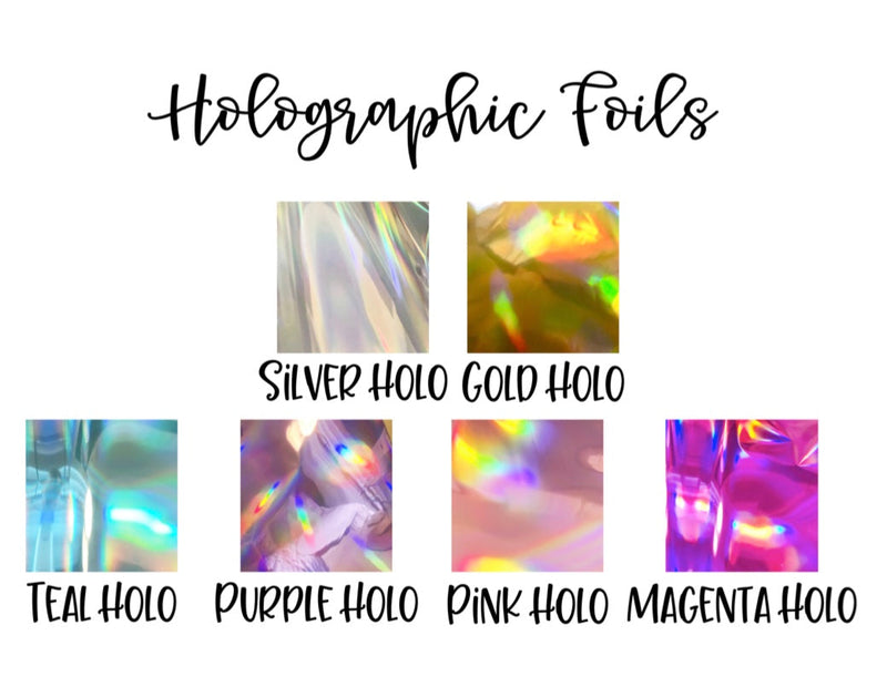 Foiled Full Page Deco Sheets - Film Rolls