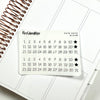 FOILED- Date Dot Stickers on Clear Paper - 2.0 Collection