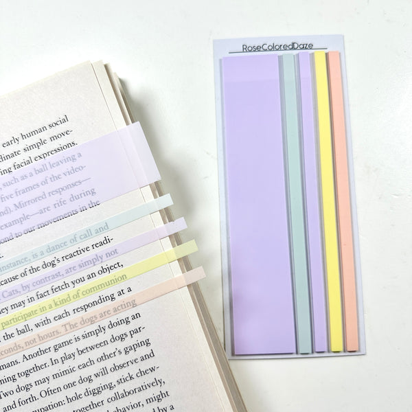 Highlight Strips - Multi-Widths - Pastels – Rose Colored Daze
