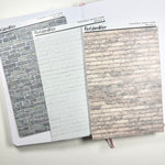 Washi Paper Tearable Stickers - Brick Collection