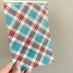 Washi Paper Stickers - Tearable Washi Page - Soft Autumn Plaid Collection