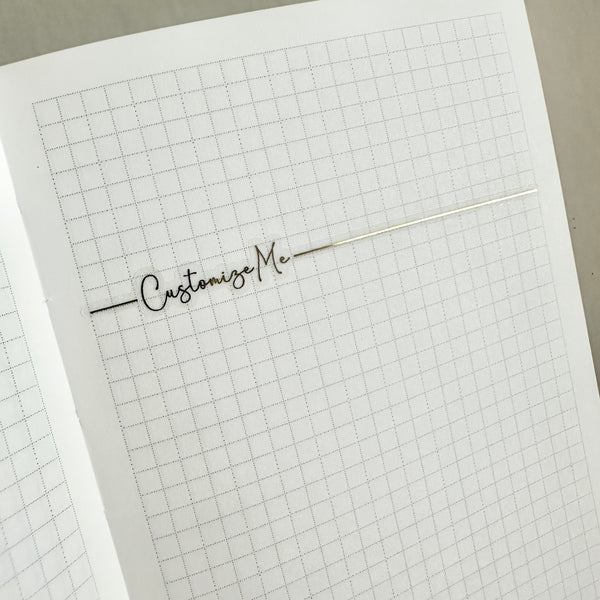 CUSTOM Script Divider - Sized for AExAPP Weeks and Hobonichi Weeks ...