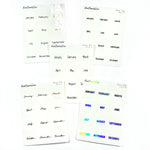 Monthly Divider Tab Stickers