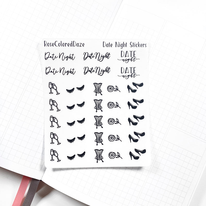 FOILED- Date Night script/icons