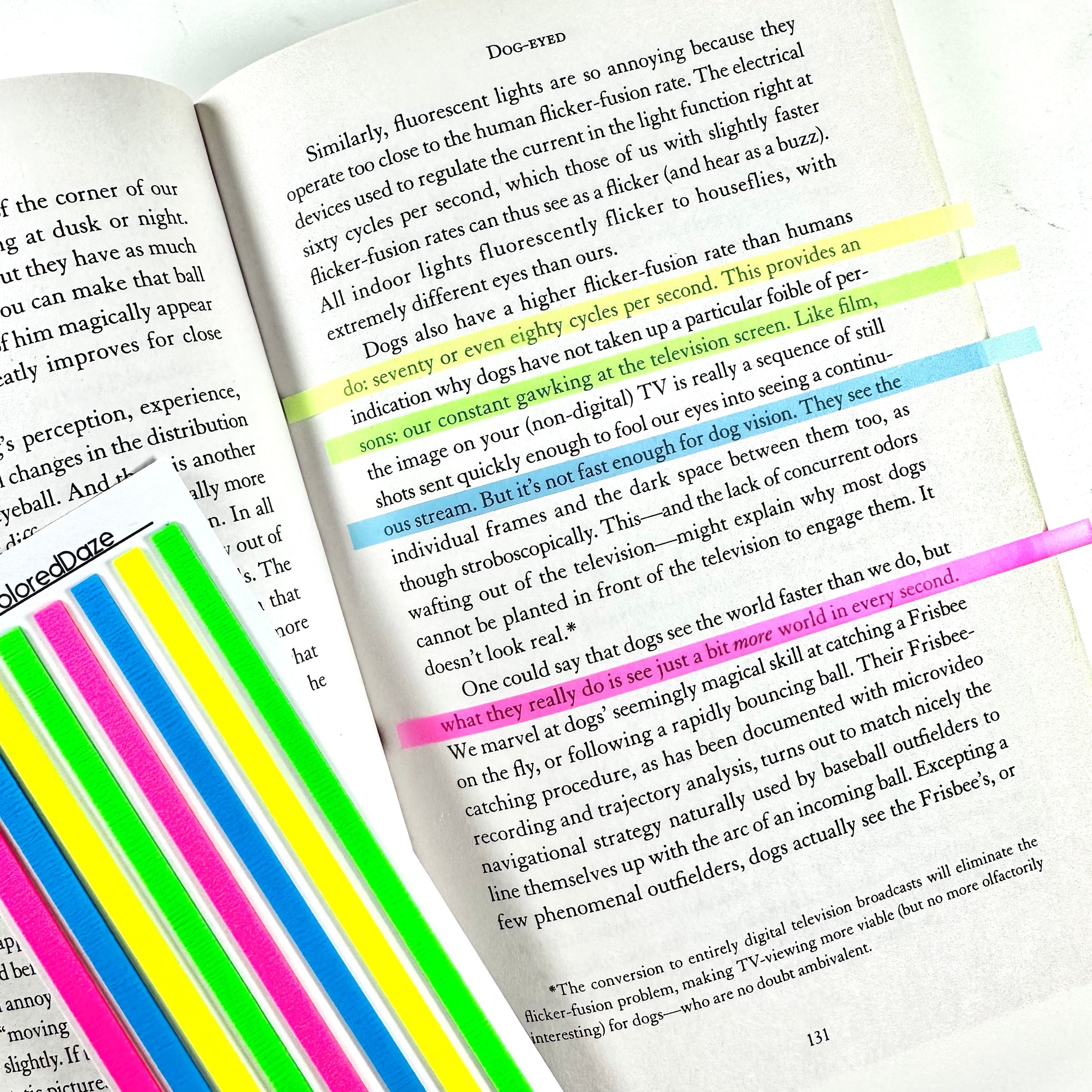 Transparent Sticky Notes - LONG Highlight Strips - Multi Colors – Rose ...