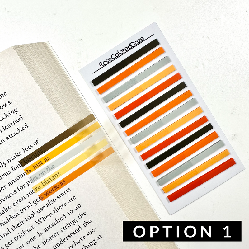Transparent Sticky Notes - HIGHLIGHT STRIPS