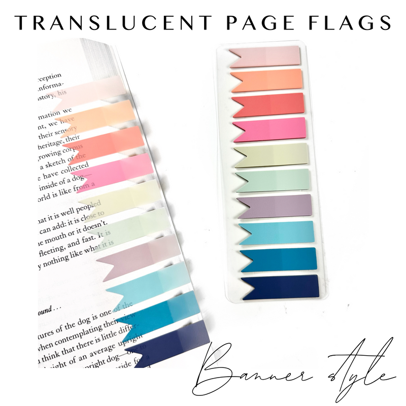 Translucent Page Flags - Banner Style – Rose Colored Daze