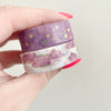 Raised Foil Washi Tape - Floating Clouds