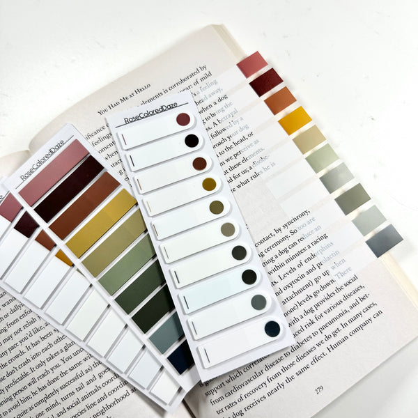 Translucent Page Flags - Set of 10 – Rose Colored Daze