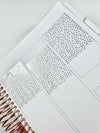 Perforated Full Box Overlay Tape- CHUNKY CONFETTI