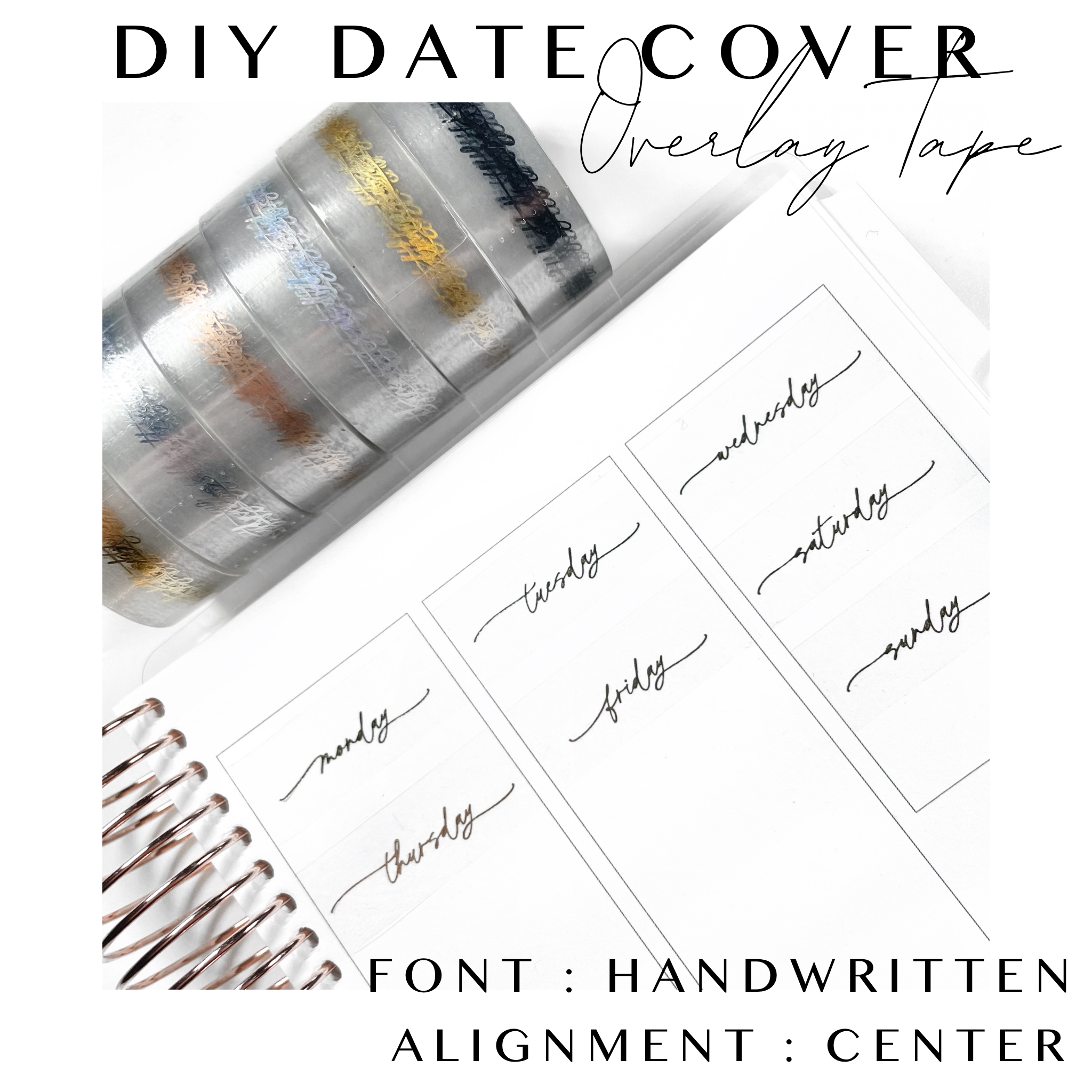 DIY Date Covers – Rose Colored Daze