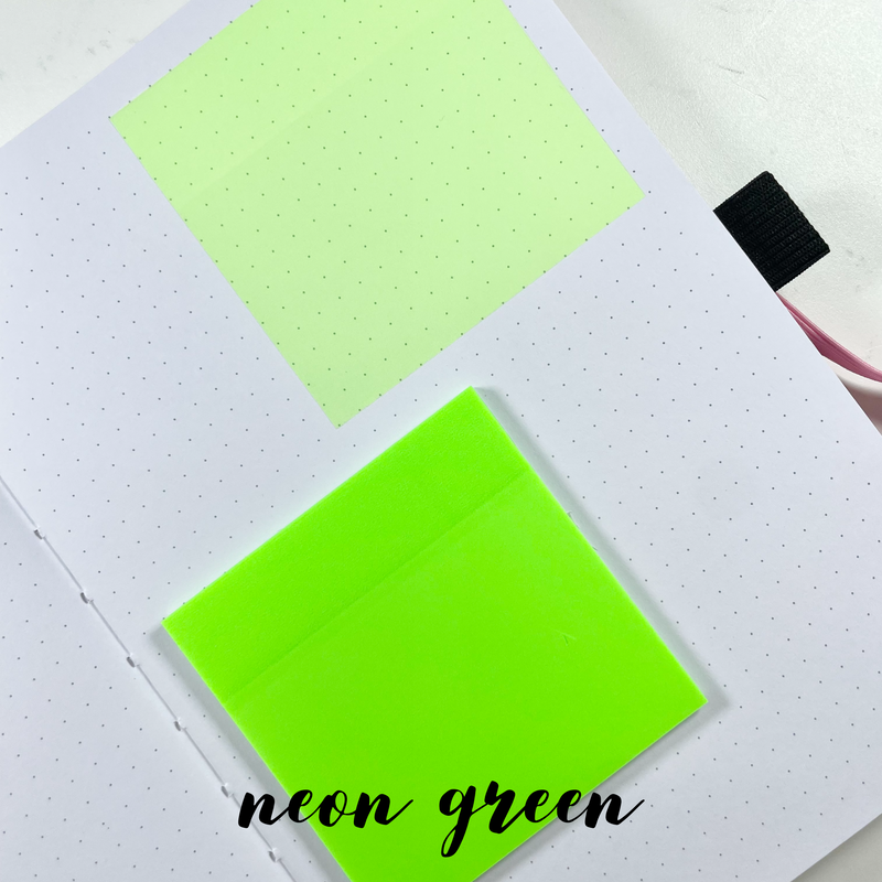 Transparent Sticky Notes - The Neon Collection - 2.75x3.75"