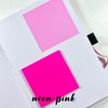 Transparent Sticky Notes - The Neon Collection - 3x3”