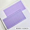 Translucent Sticky Notes - 6"x3" Lined - Wildberry Collection