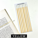 Translucent Sticky Notes - LONG Highlight Strips - PlayGround Colors