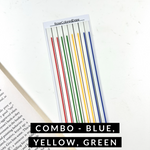 Translucent Sticky Notes - LONG Highlight Strips - PlayGround Colors