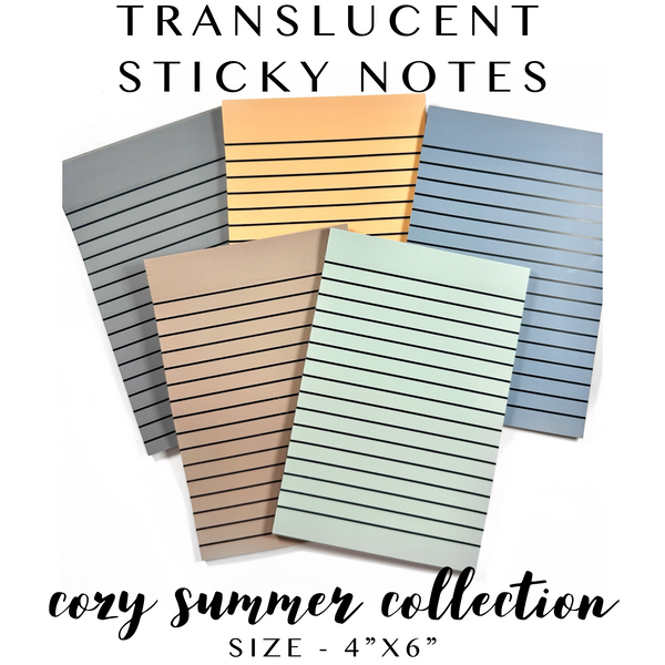 Translucent Sticky Notes - 4