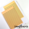 Translucent Sticky Notes - 4"x6" Lined - Cozy Summer Collection