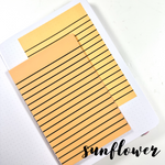 Translucent Sticky Notes - 4"x6" Lined - Cozy Summer Collection