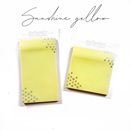 Collab with @annie.plans- Vellum Sticky Notes- SUMMER LUXE Collection