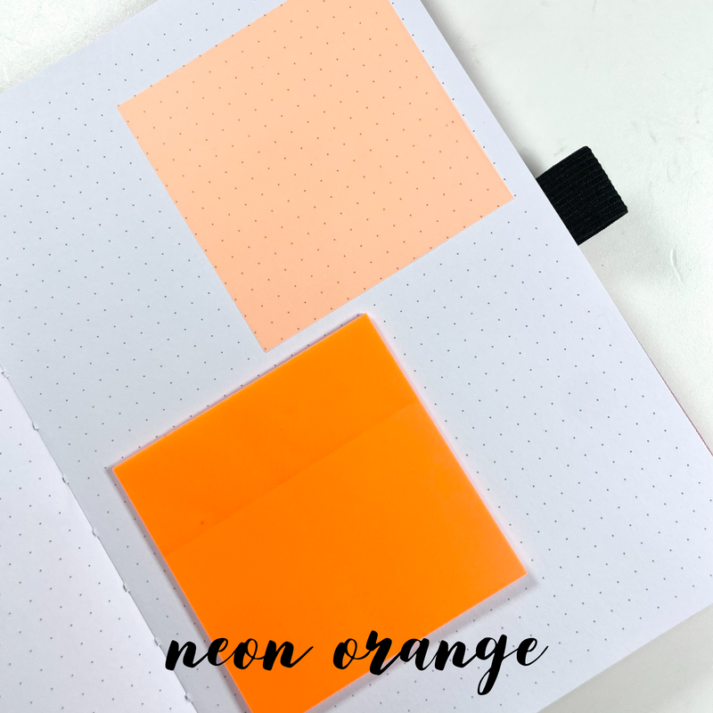 Transparent Sticky Notes - The Neon Collection - 2x3"