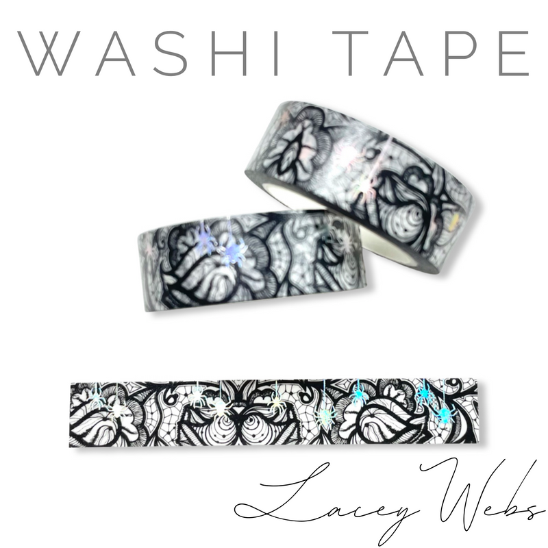 Washi Tape- Lacey Webs