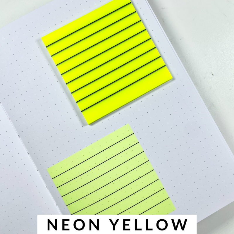 Translucent Sticky Notes - The Lined Collection
