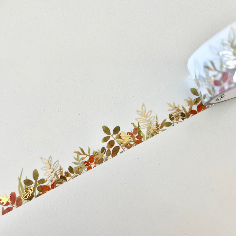 Raised Foil Washi Tape - The Fall Collection