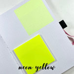 Transparent Sticky Notes - 4"x4" - The Neon Collection
