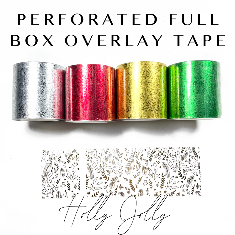 Full Box Overlay Tapes - Holly Jolly