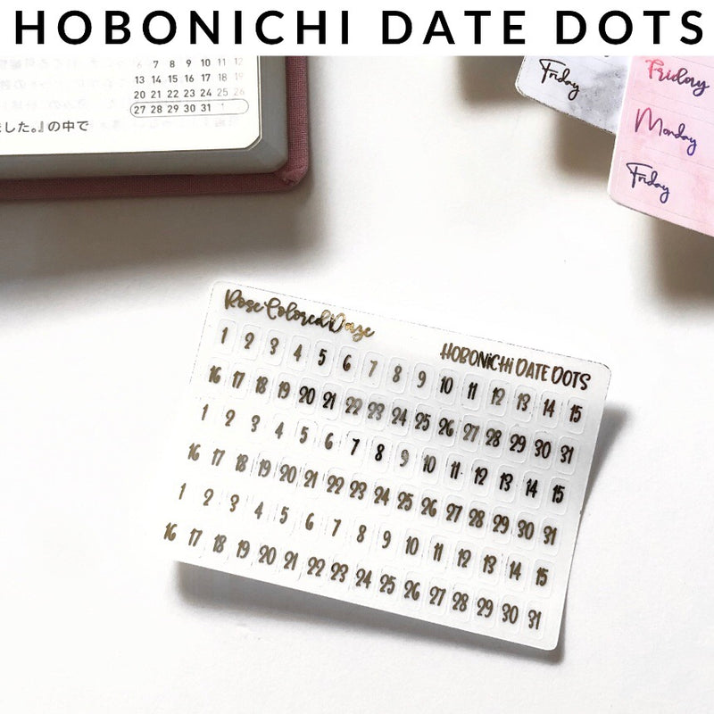 Hobonichi Date Dots